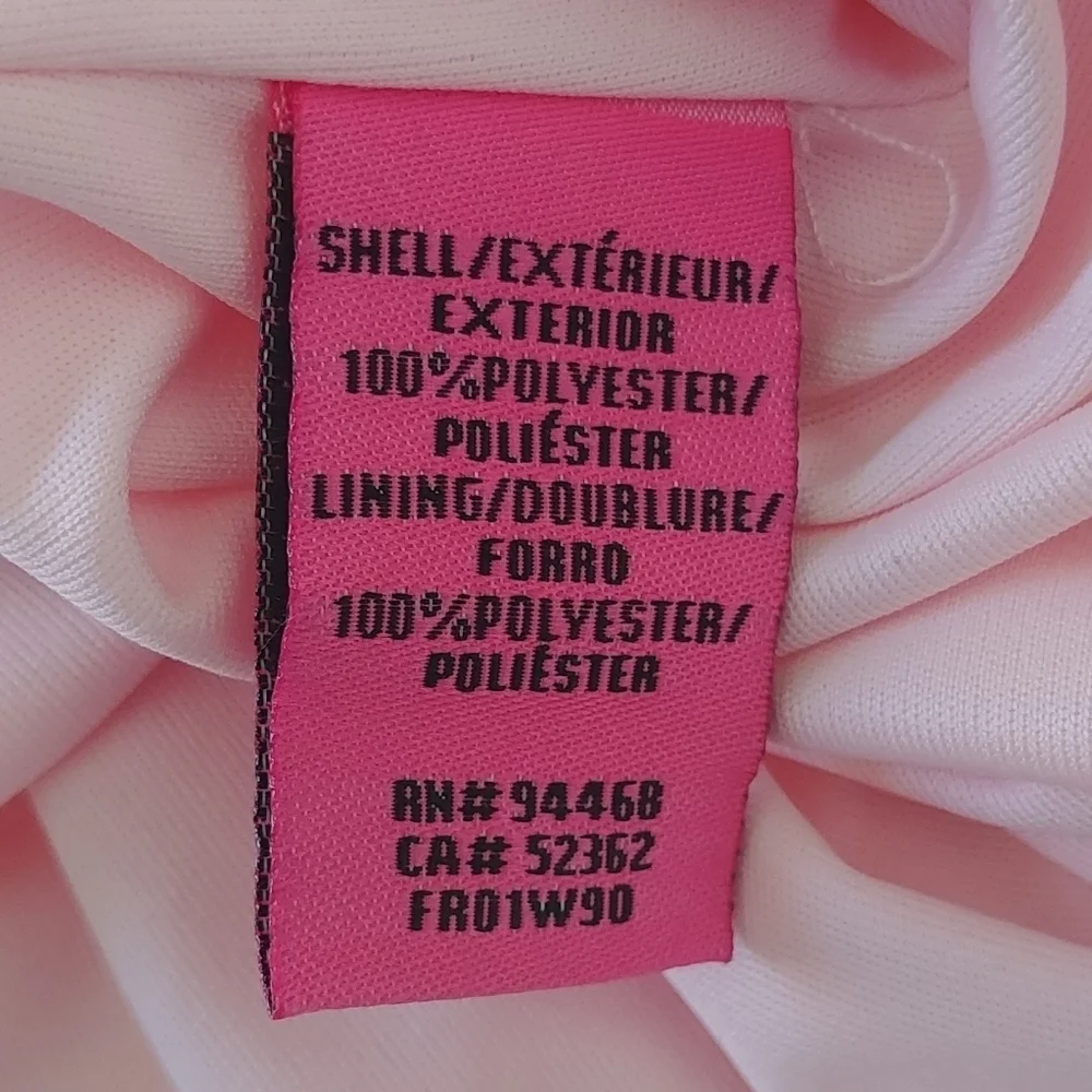 Betsey Johnson Dress‎ Size 14 Peach Call of the Wild Leopard Print Wrap FRO1W90 - Picture 11 of 13